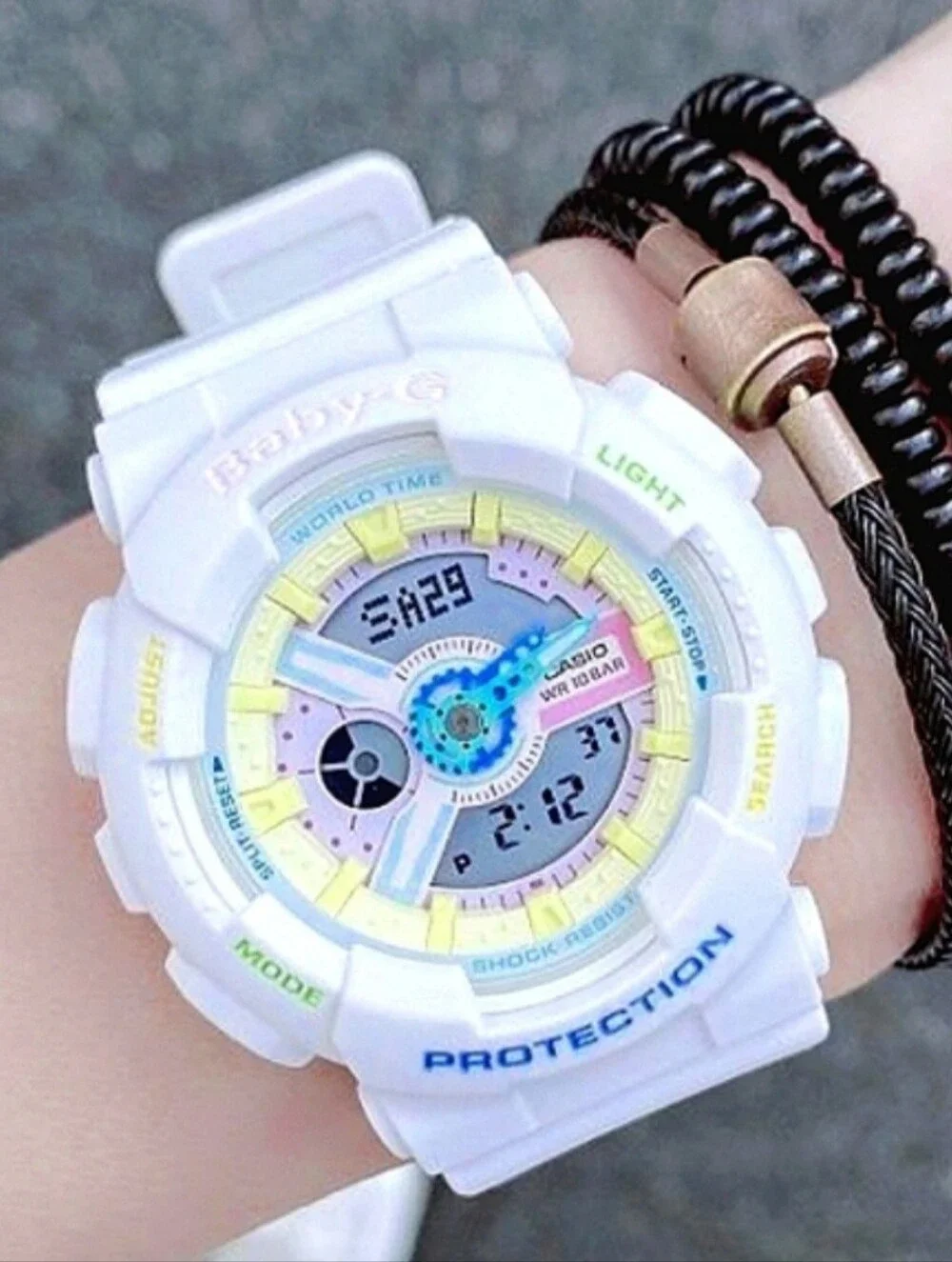 Casio Red & Snow White Premium Color Spectrum Series Lover's Collection G-Shock